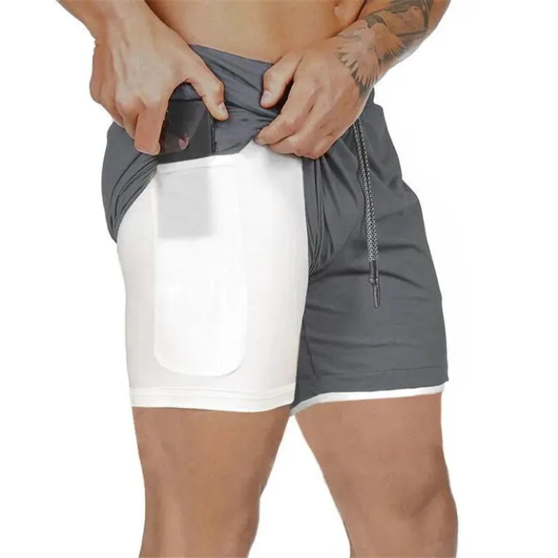 Men's 2-in-1 Double-Deck Sport Shorts Maxct - Image 21