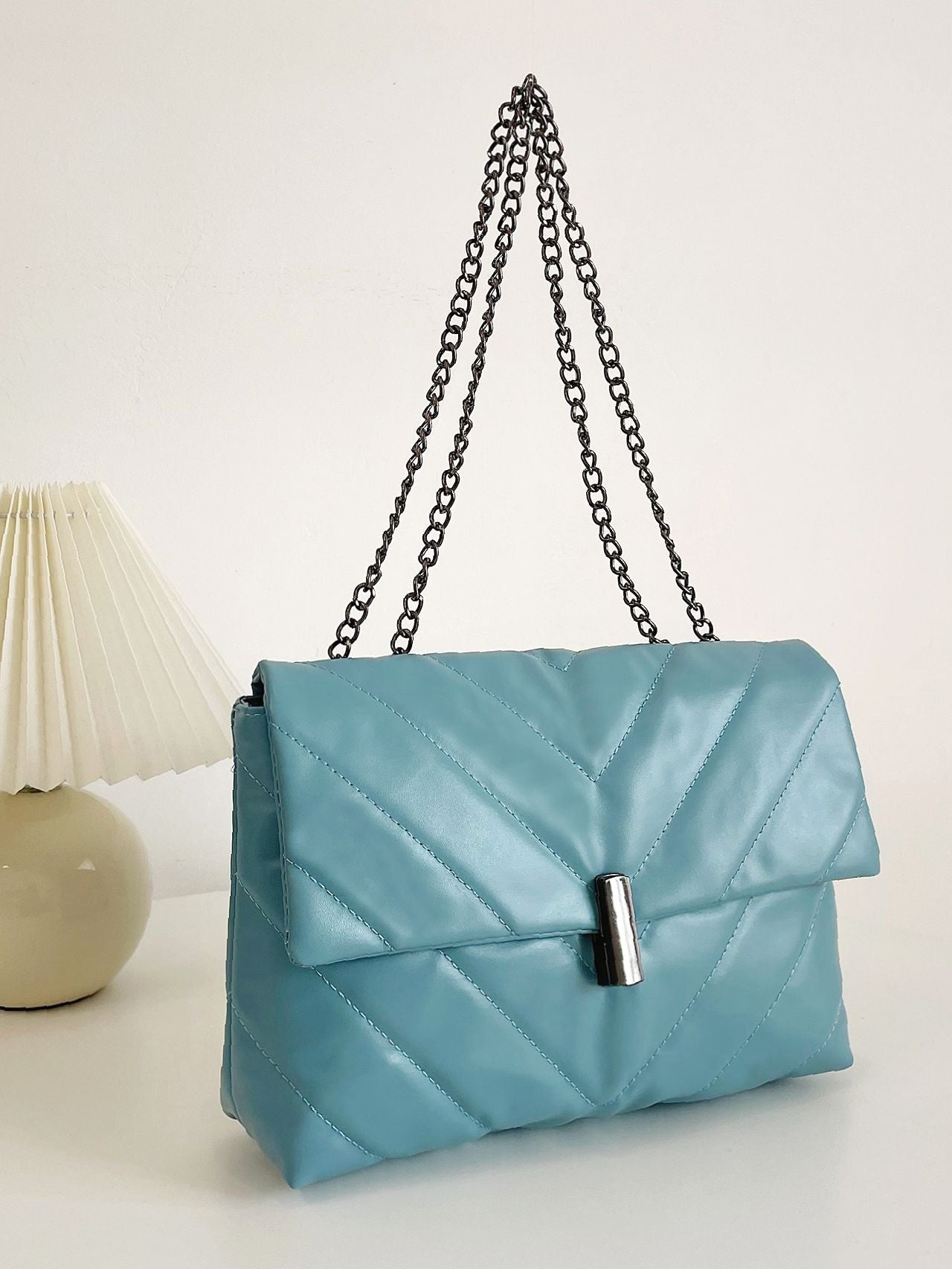 Maxct - Chevron Chain Tote Bag  - Women Tote Bags