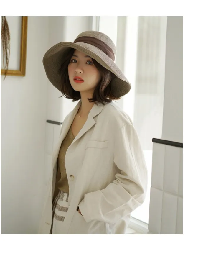 Straw Hat Artsy Travel Women's Anti-DDoS Foldable Hat