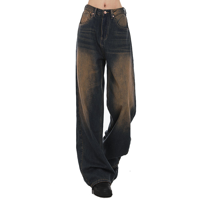 90's Kids Jeans in Washed Brown Maxct