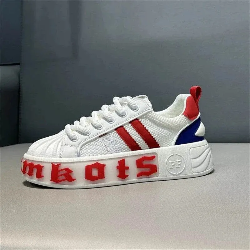 Stylish Men's Sneakers - Height-Boosting Shoes Maxct