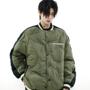 Maxct Army Green Baseball Jacket