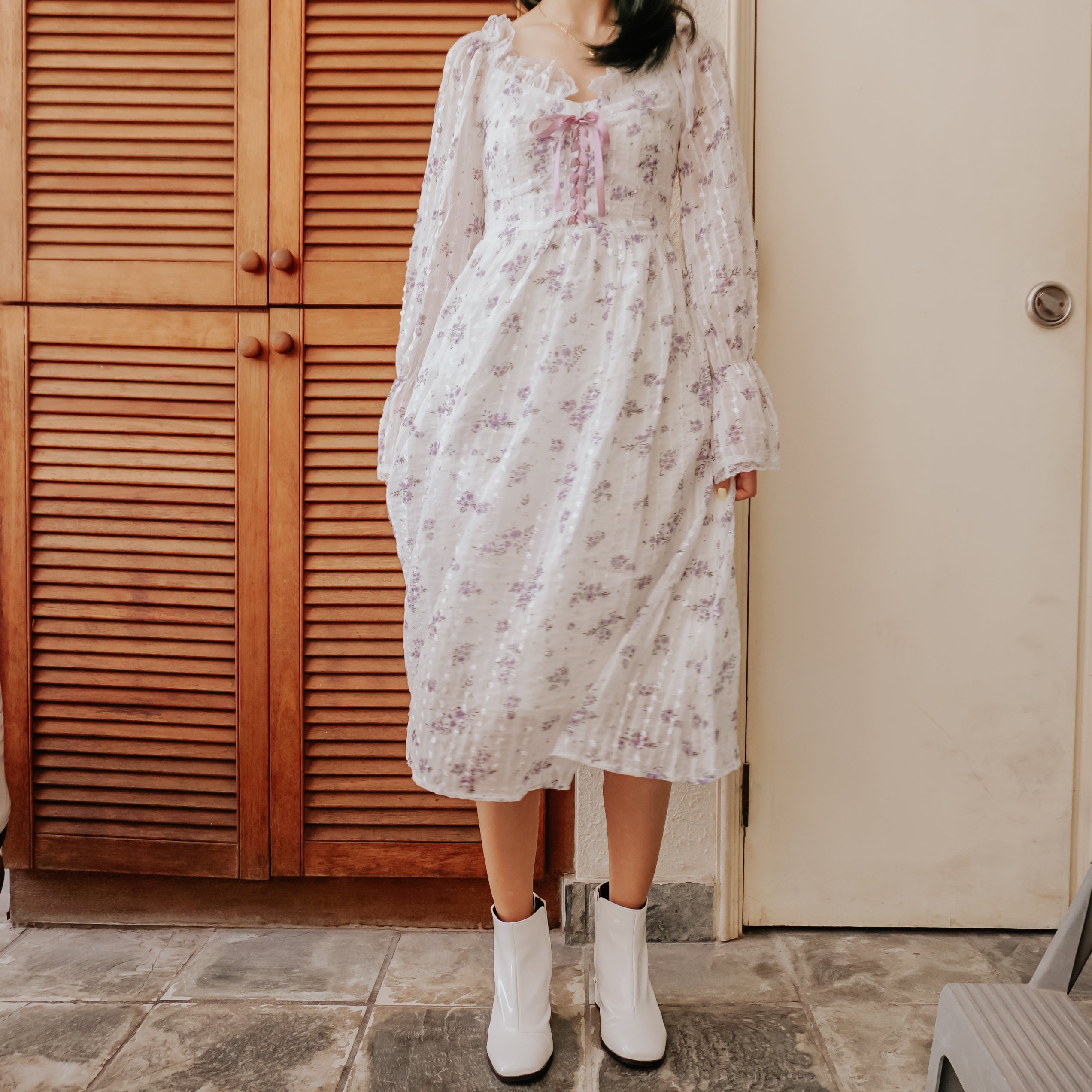 Lavender Fields Midi Dress Maxct