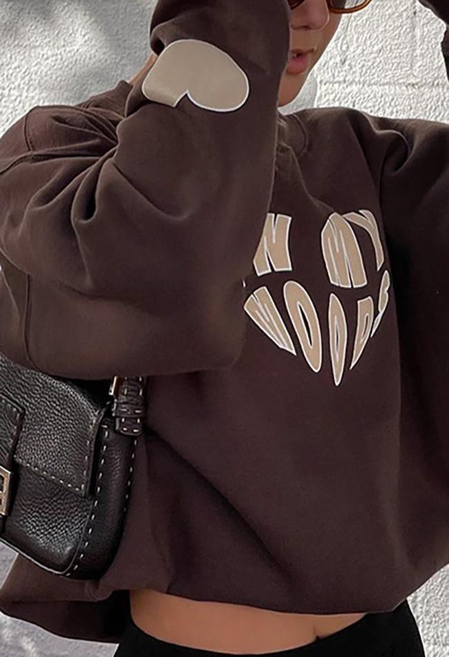 Maxct Love Letter Crew Sweatshirt