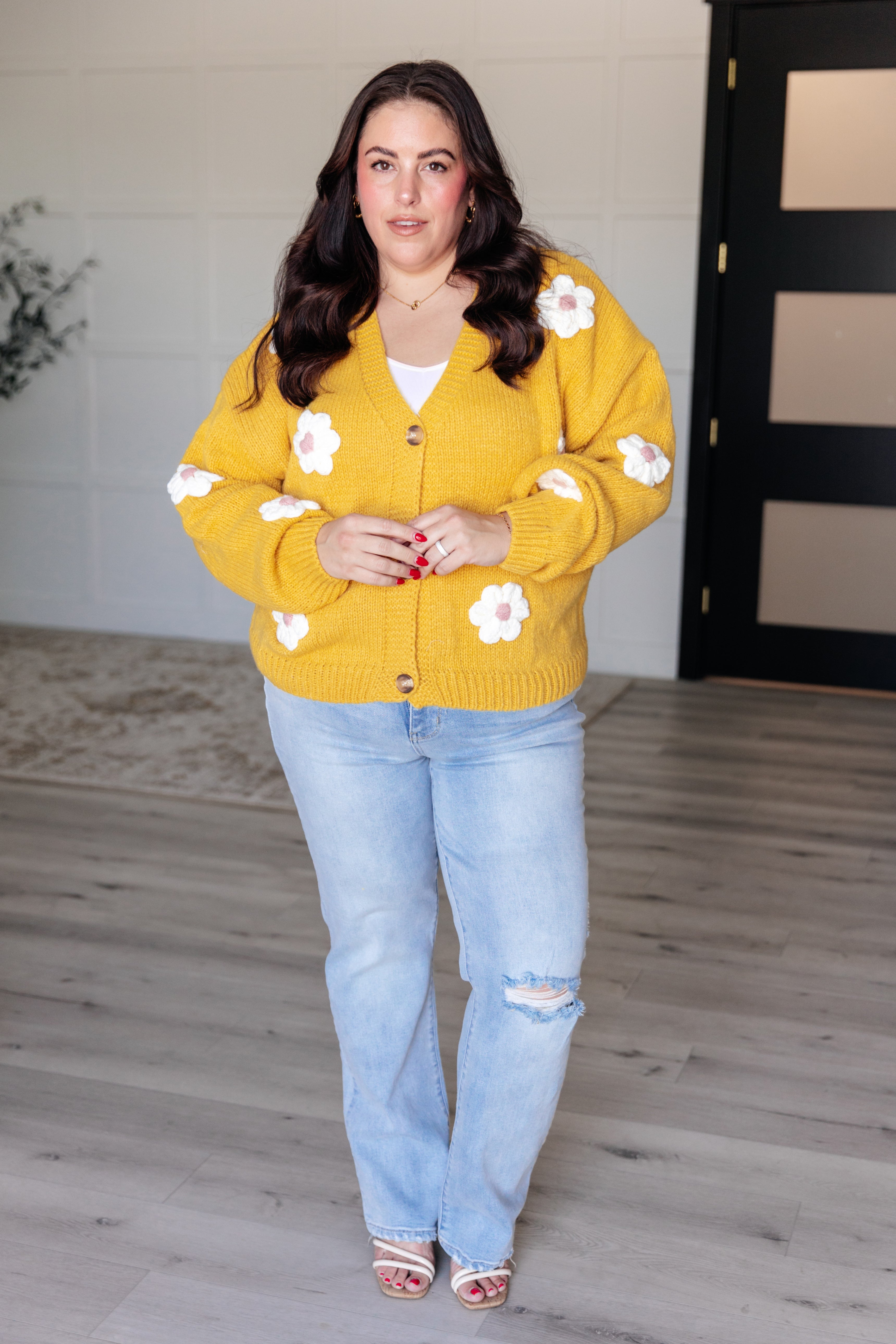 Maxct &You're Enough Floral Cardigan
