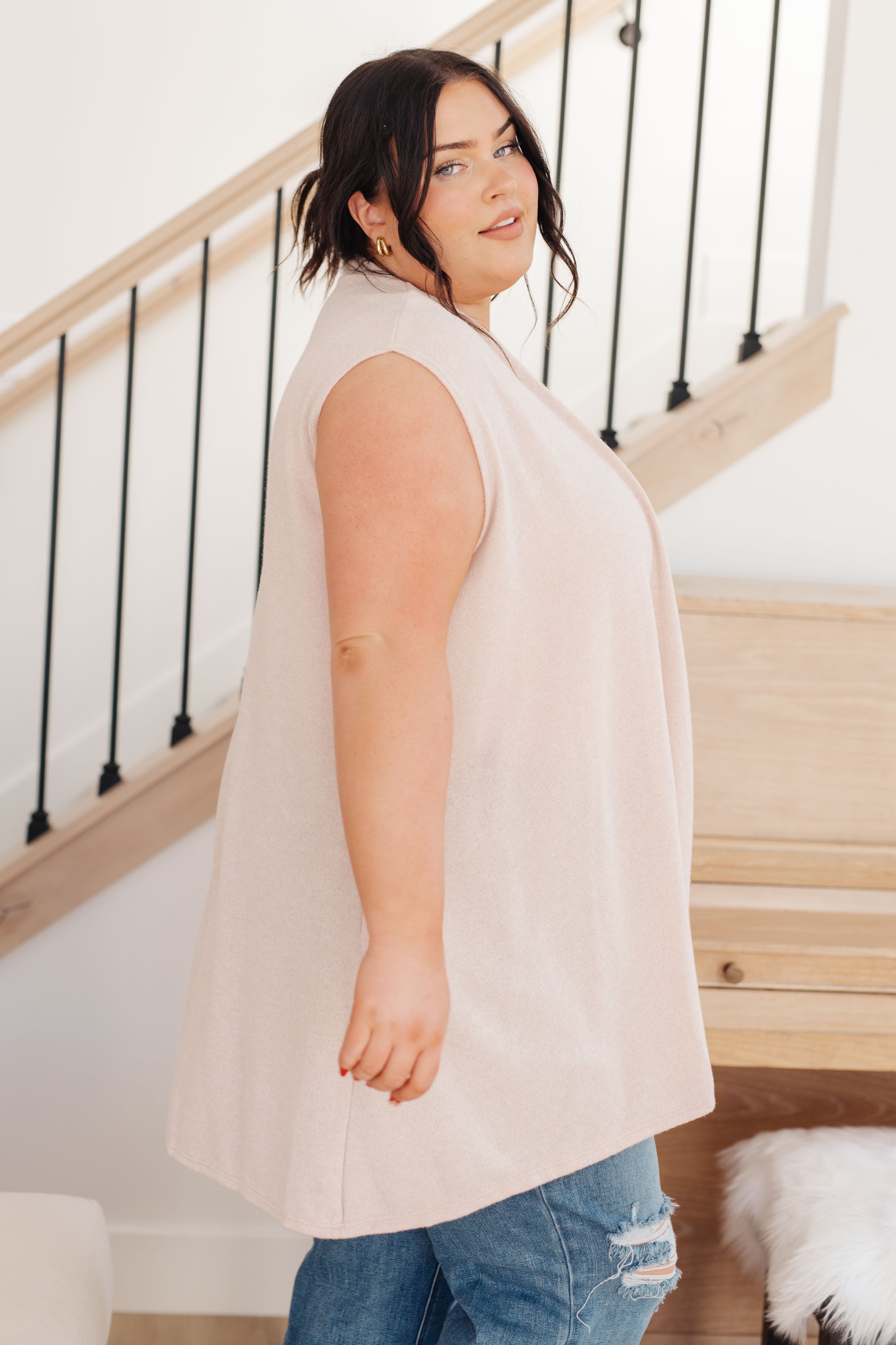 Maxct &Surely a Win Sleeveless Cardigan