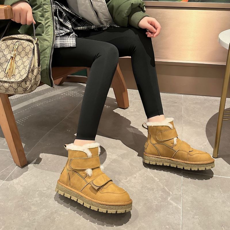Women's Genuine Leather Winter Snow Boots with Wool - true deals club
