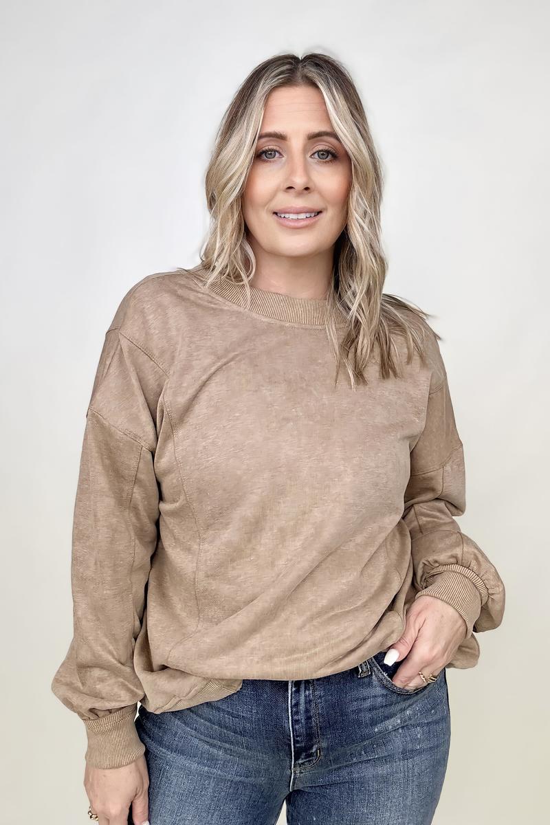 Maxct &Twist Detail Reversible Oversized Sweatshirt With Pockets