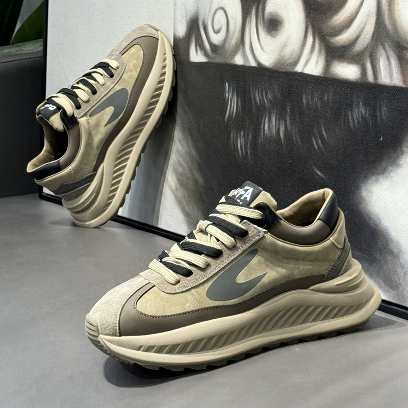 Slip on Sneakers Vulcanized Mix Color Shoes for Men
