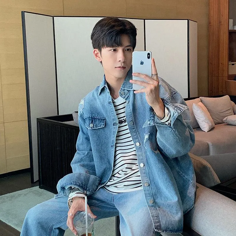 Maxct Denim Jacket & Jeans Set