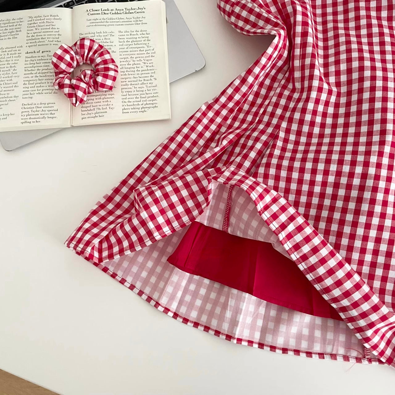 Candy Shop Gingham Mini Dress Maxct