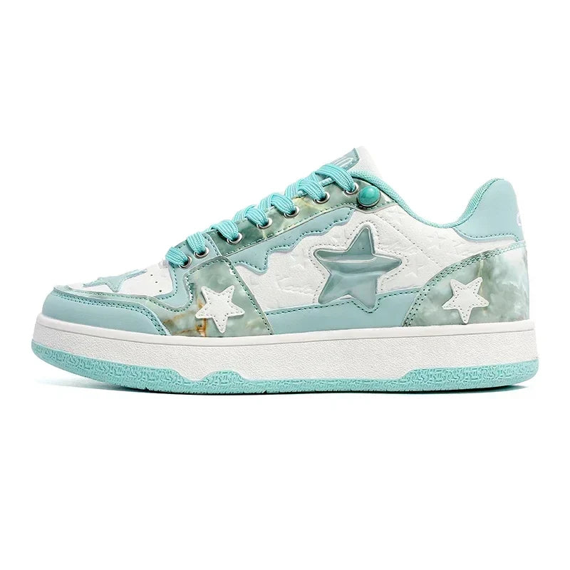 Skate Shoes Retro Y2K Star Punk Hip-hop Skateboard Sneakers Maxct
