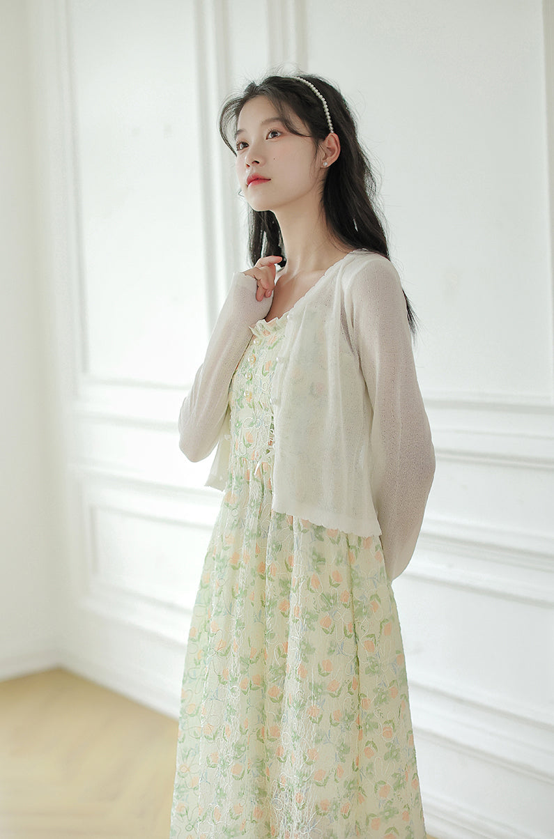 Watercolor Garden Cami Dress Maxct
