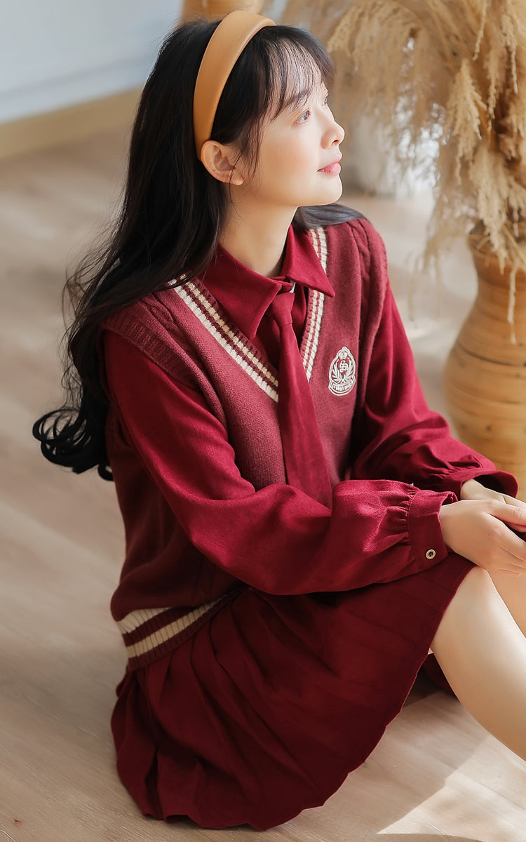 Prep School Vest & Dress Set Maxct