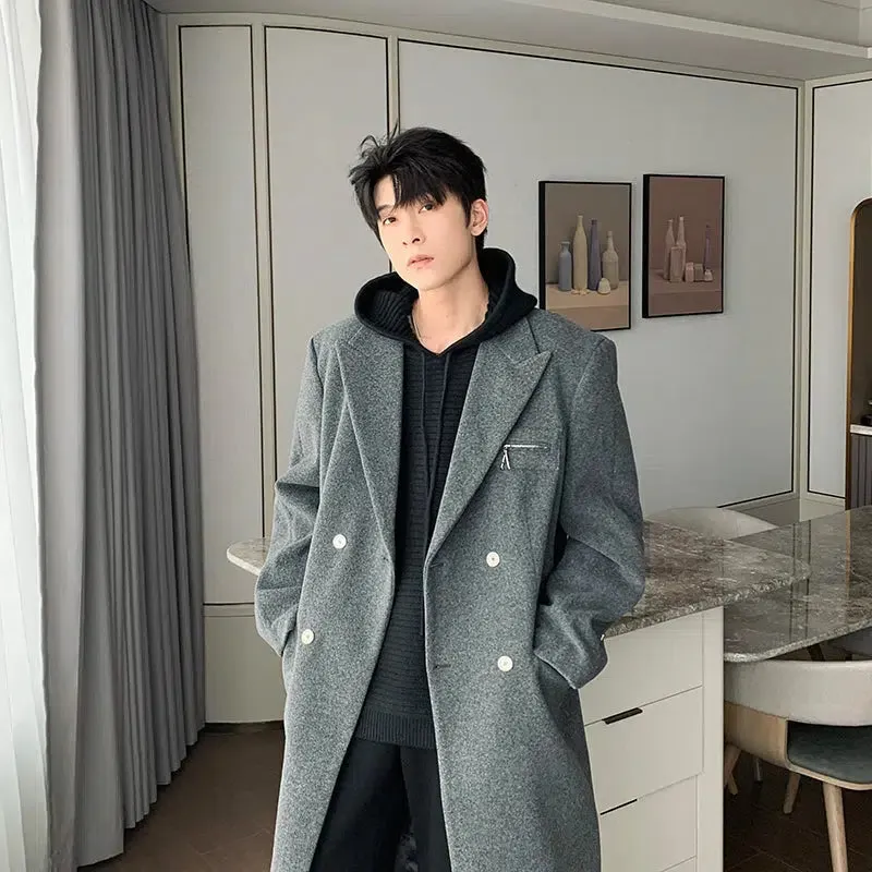 Maxct Long Double-breasted Wool Coat