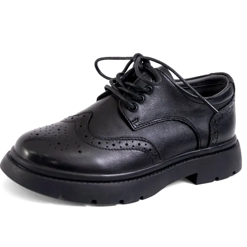 Wingtip Oxford Shoes's Genuine Lace Up Full Brogues Maxct
