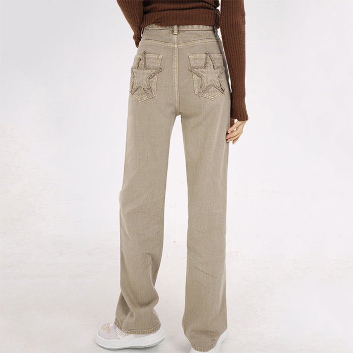 No Apologies Star Pocket Jeans Maxct