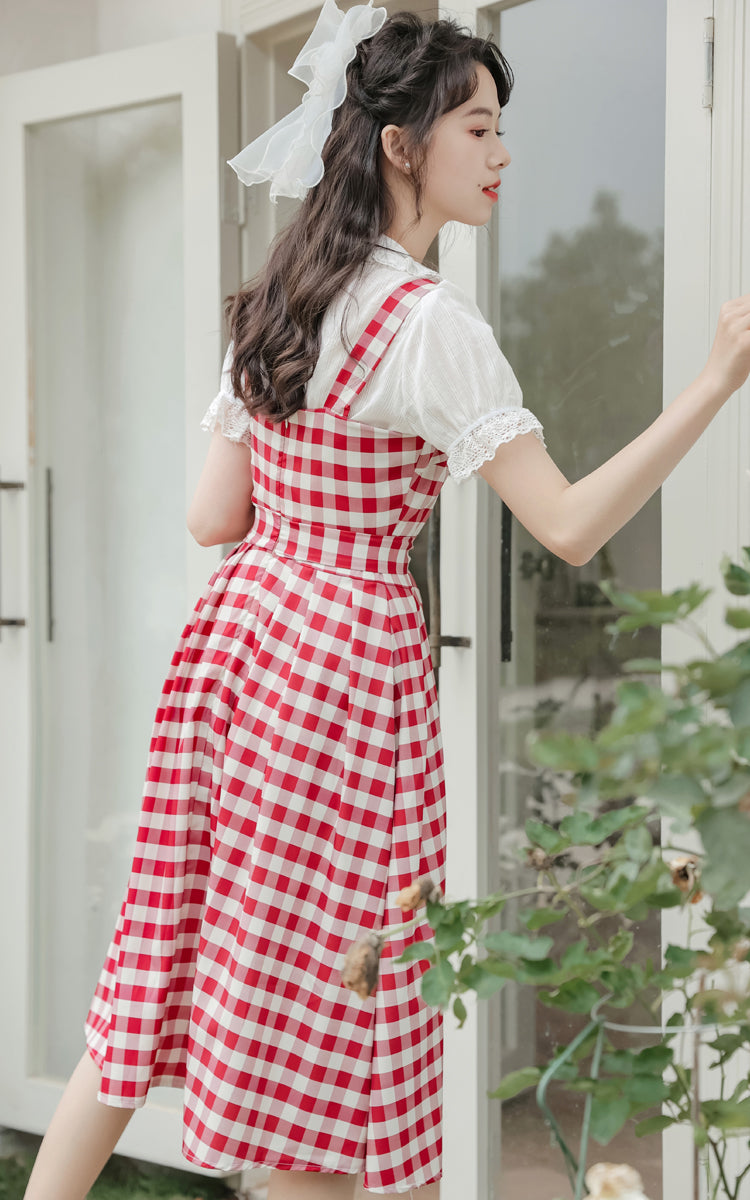Gingham Picnic Cami Dress Maxct