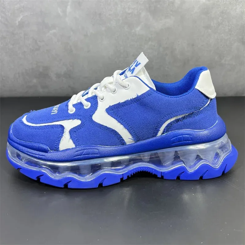 Height Increased Air Cushion Platform Sneakers for Men Maxct