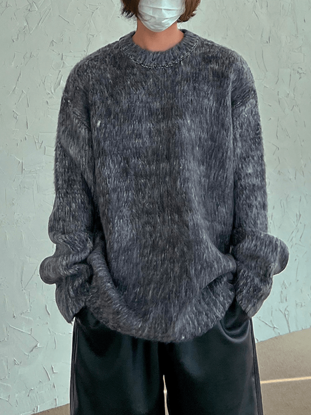 Maxct [Mrcyc] Mohair Loose Sweater Na566