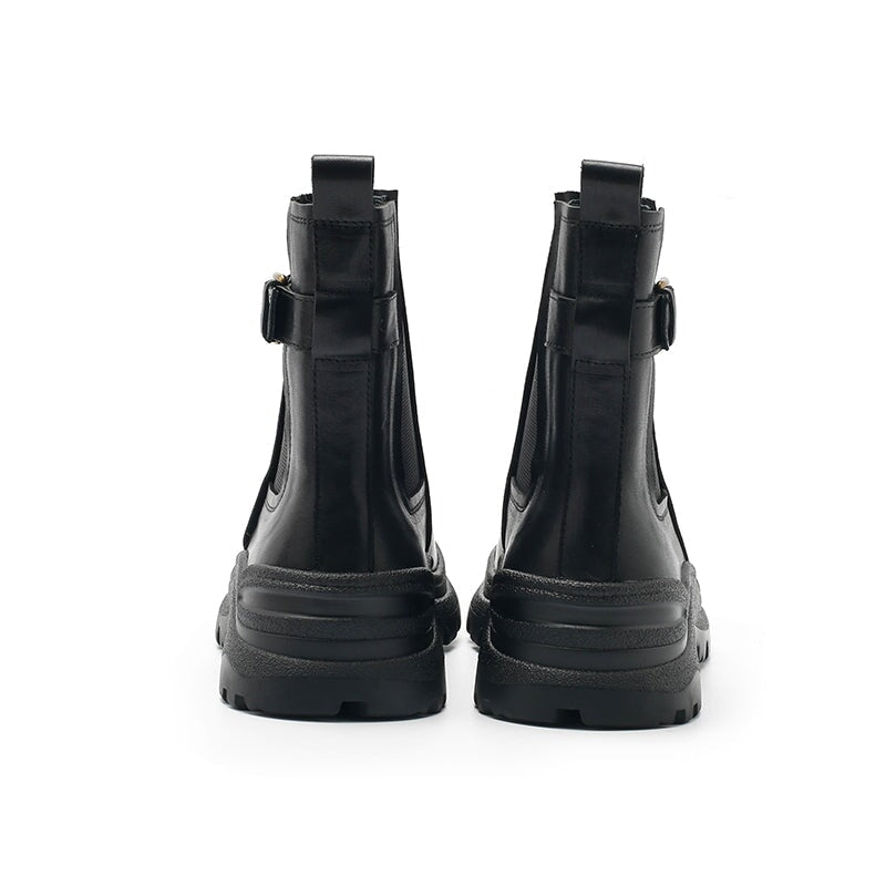 Womens Retro Ankle Boots Snow Boots Have Fleece Lined for Cold Winter Maxct