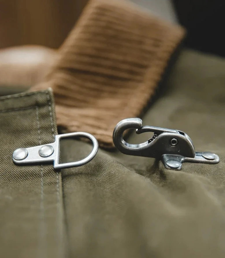 Maxct Metal Buckle Workwear Overcoat