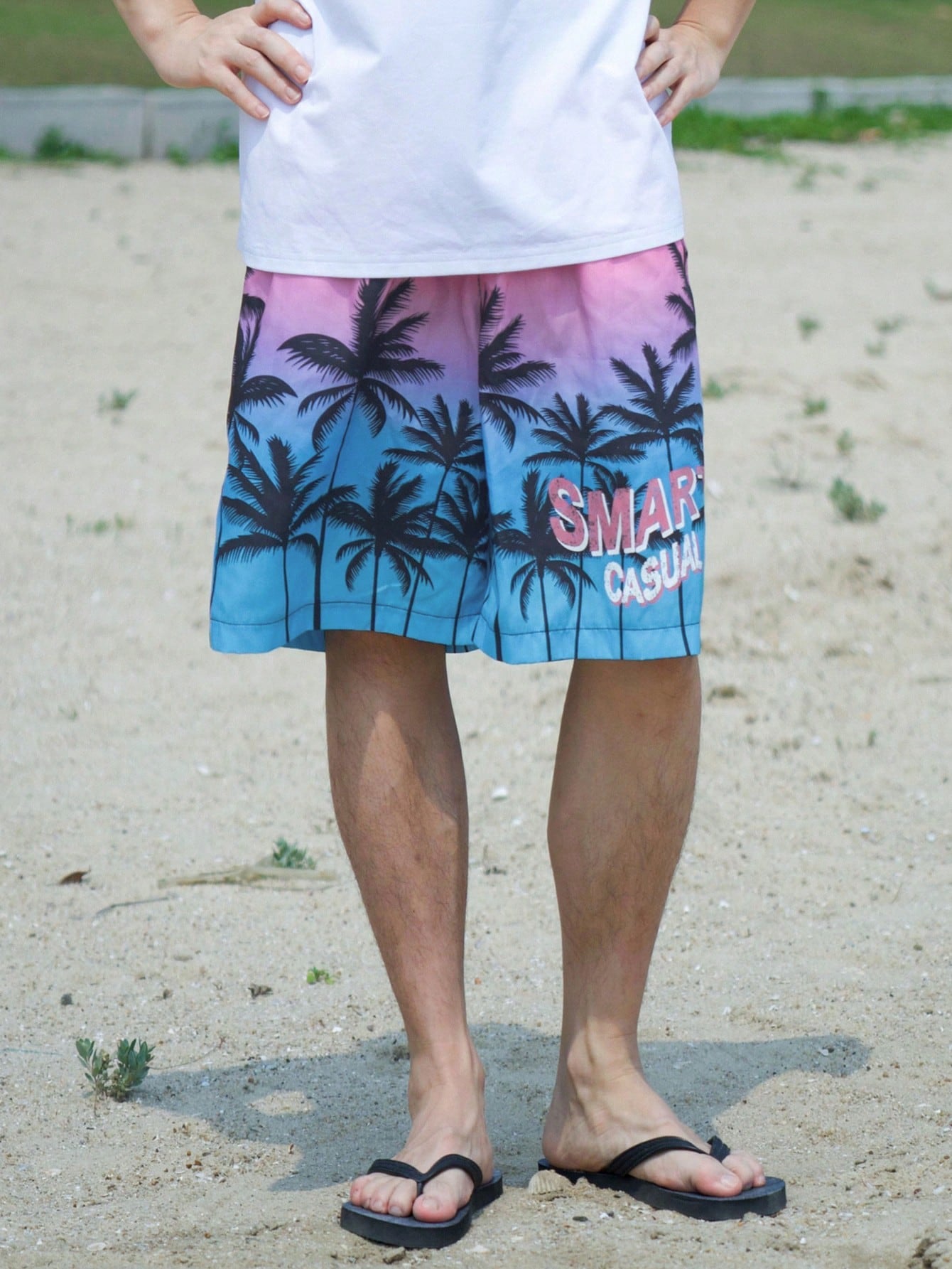 Maxct Men's Floral Print Summer Shorts Perfect For Vacation Outfits