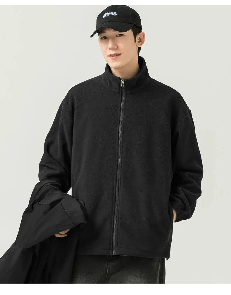Maxct Two Piece Set Outdoor Fleece Hooded Jacket