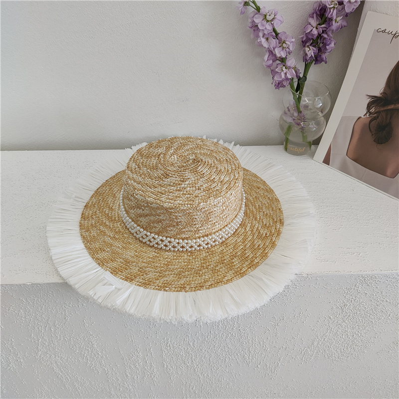 Sun Hat Fashion Wind Straw Women's Burrs Straw Hat