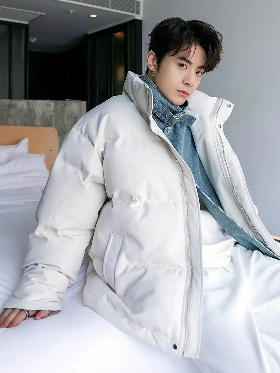 Maxct Two-piece Denim Puffer Jacket