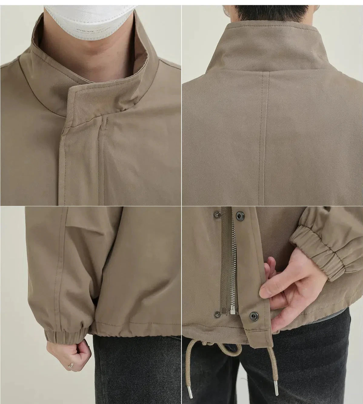 Maxct Stand Collar Bomber Jacket
