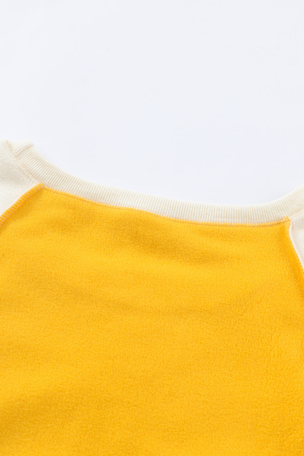 Maxct &Color Block Round Neck Long Sleeve Sweatshirt