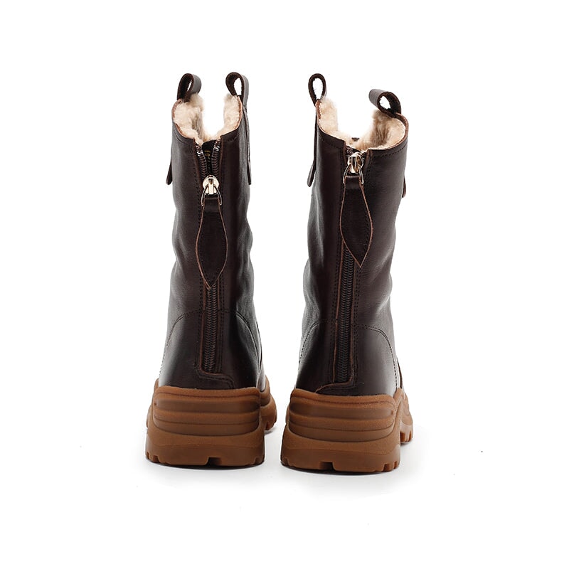 Womens Short Boots Snow Boots Have Fleece Lined for Cold Winter Maxct