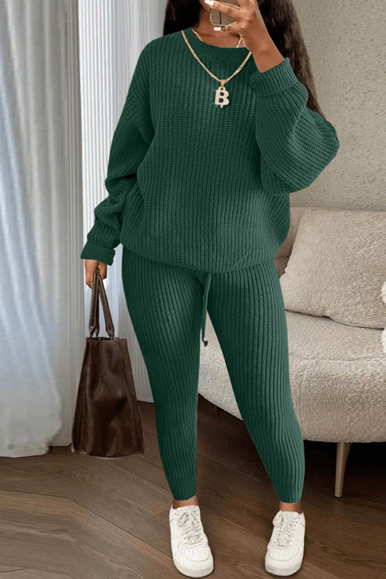Maxct Crew Neck Sweater Suits