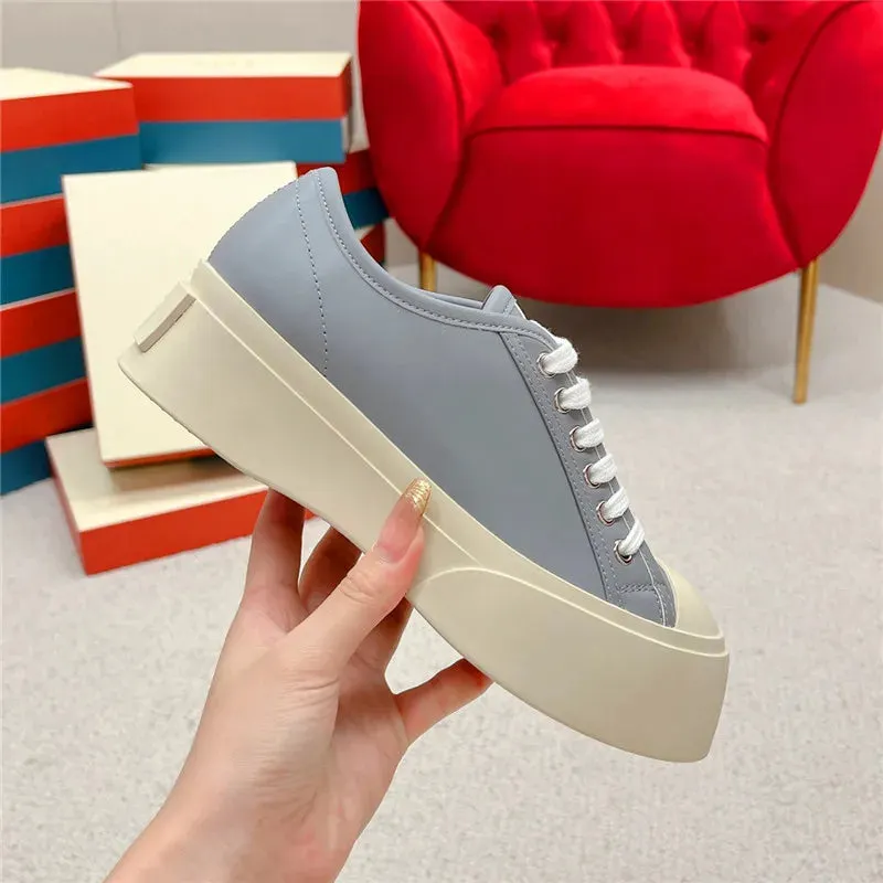 Platform Sneakers Round Toe for Women Maxct