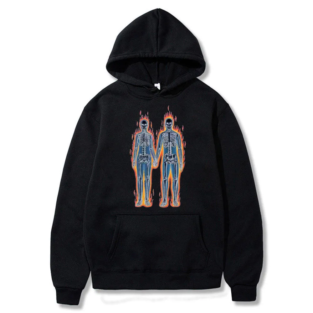 Unisex Thermal Graphic Print Hoodies Maxct