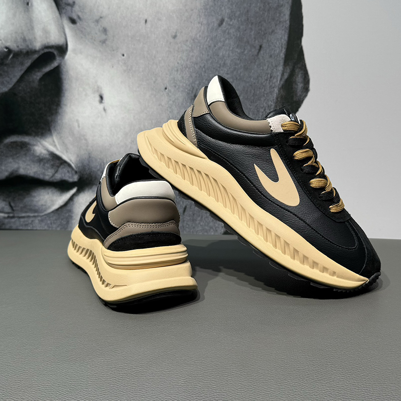 Slip on Sneakers Vulcanized Mix Color Shoes for Men