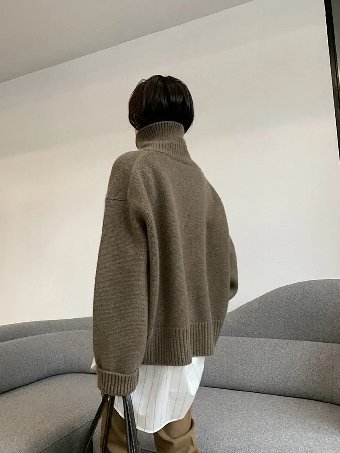 Maxct Paride Turtleneck Cashmere Sweater
