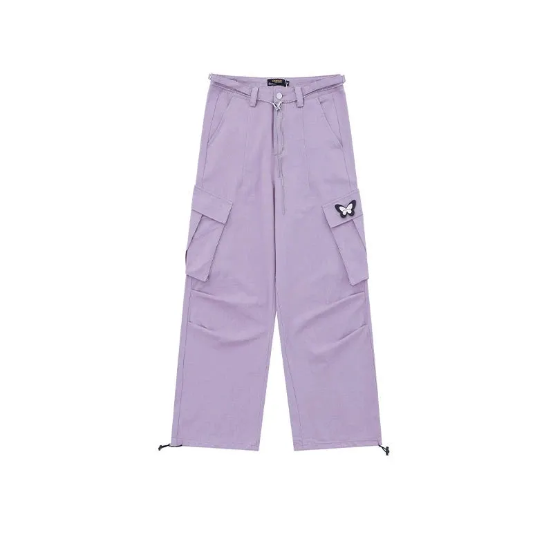 KKYES Butterfly Cargo Pants Maxct