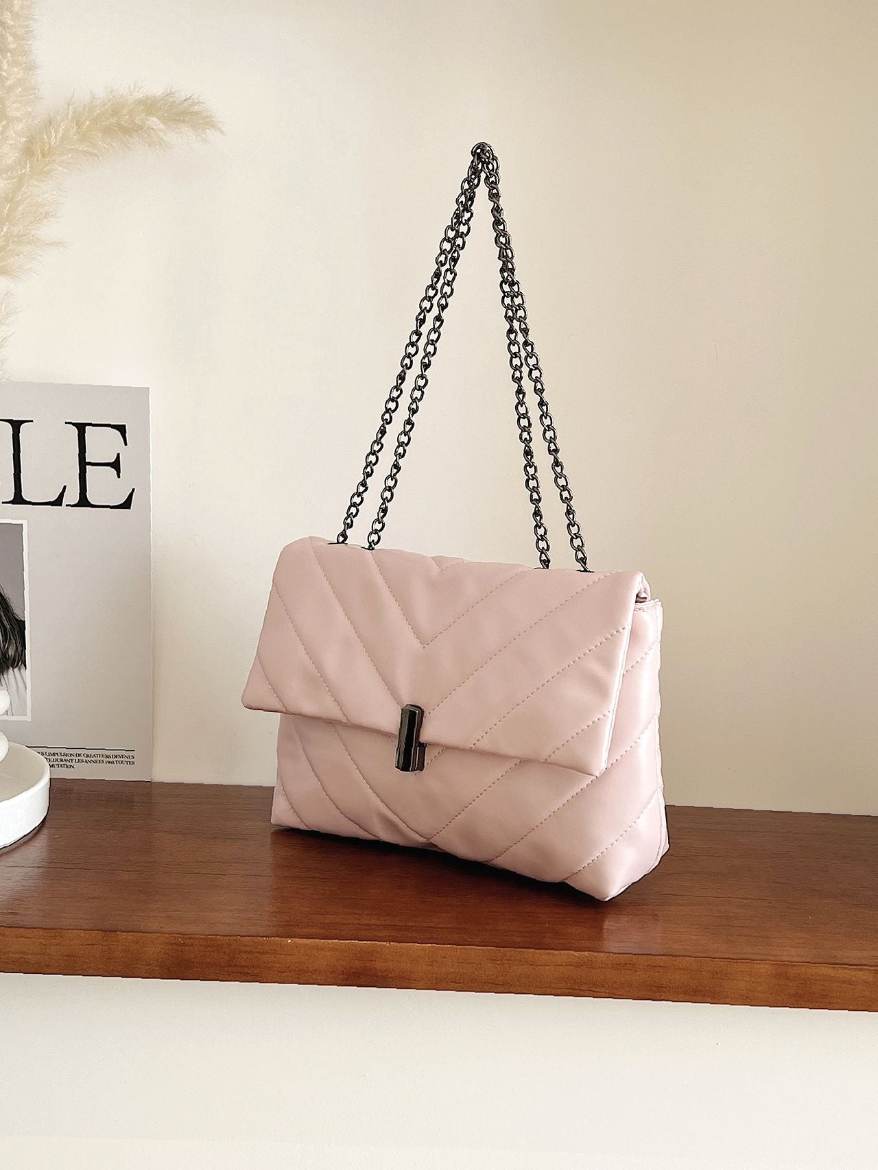 Maxct - Chevron Chain Tote Bag  - Women Tote Bags