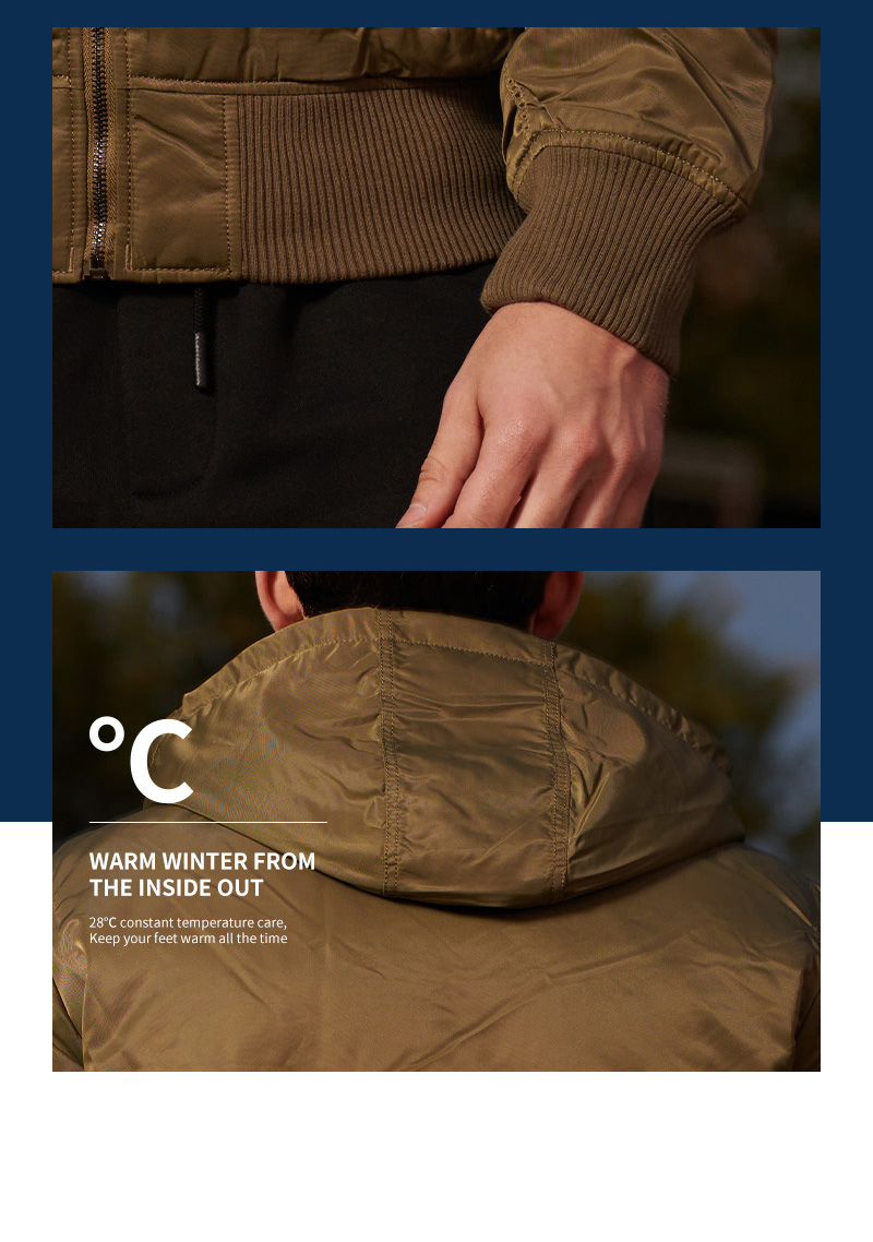 Men's Winter Very Stylish Waterproof And Windproof Jacket, Insulated With Sintepon