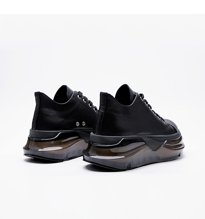 Men's Clear Sole European Sneakers - true deals club