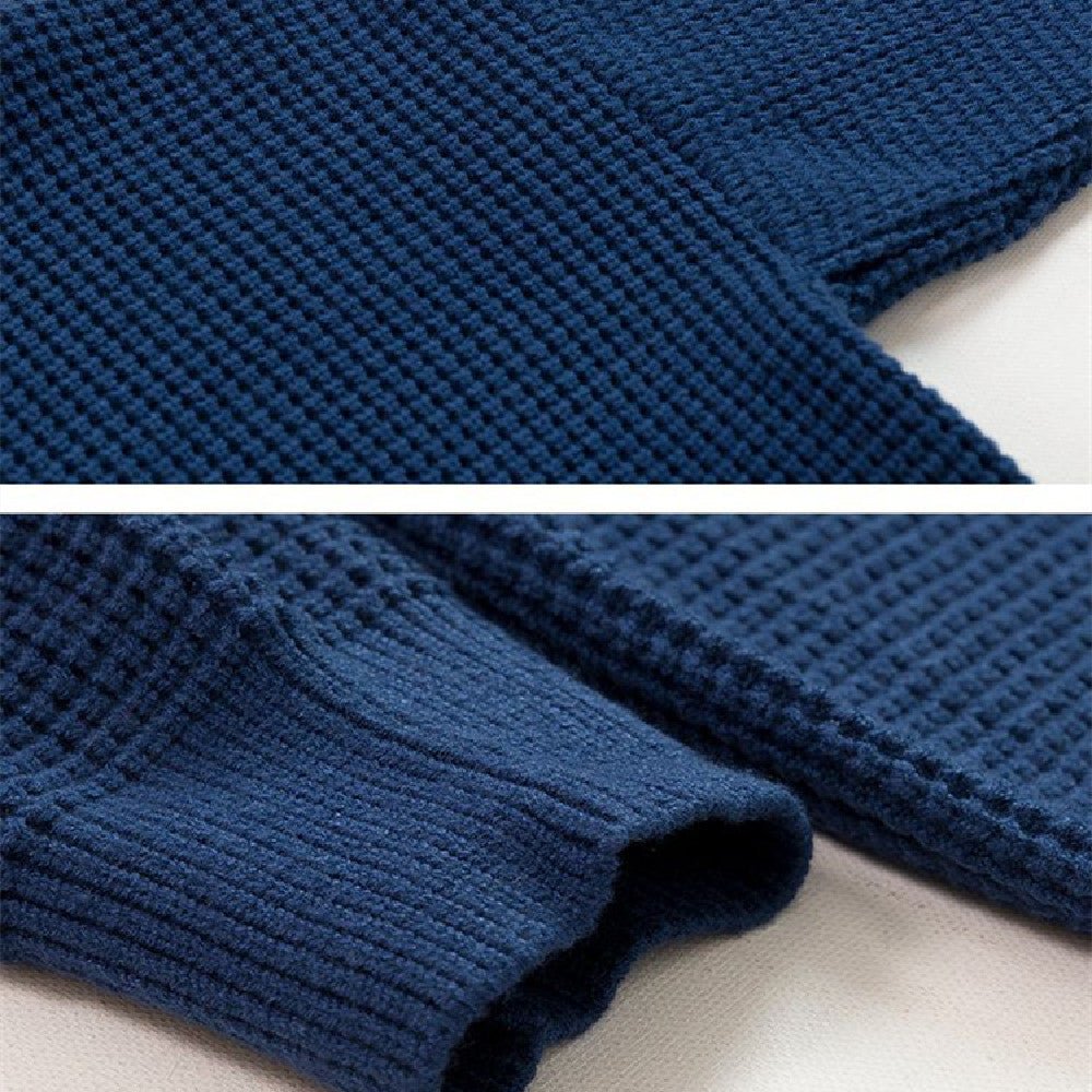 Maxct Kami No.7384 Collar Waffle Sweater
