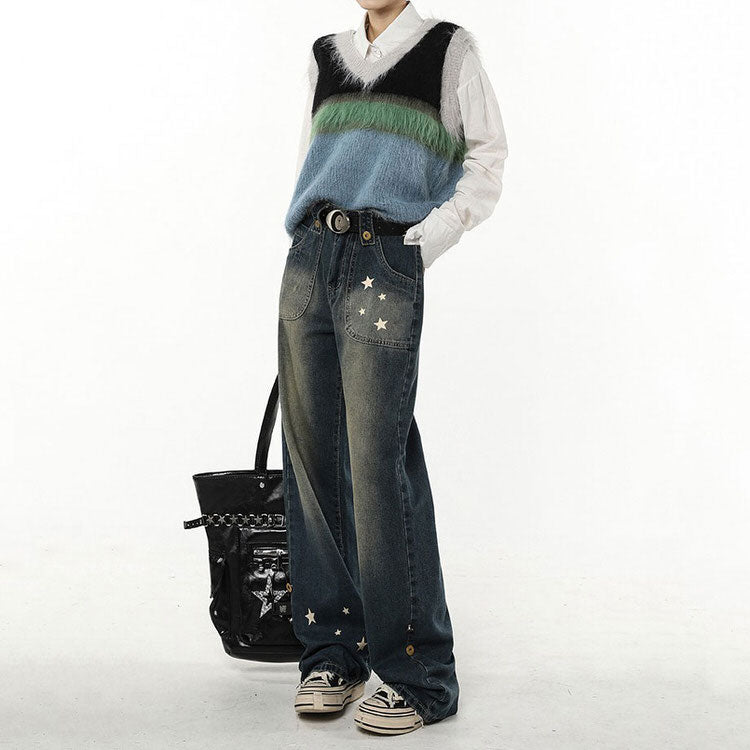 Star Child Wide Leg Jeans Maxct