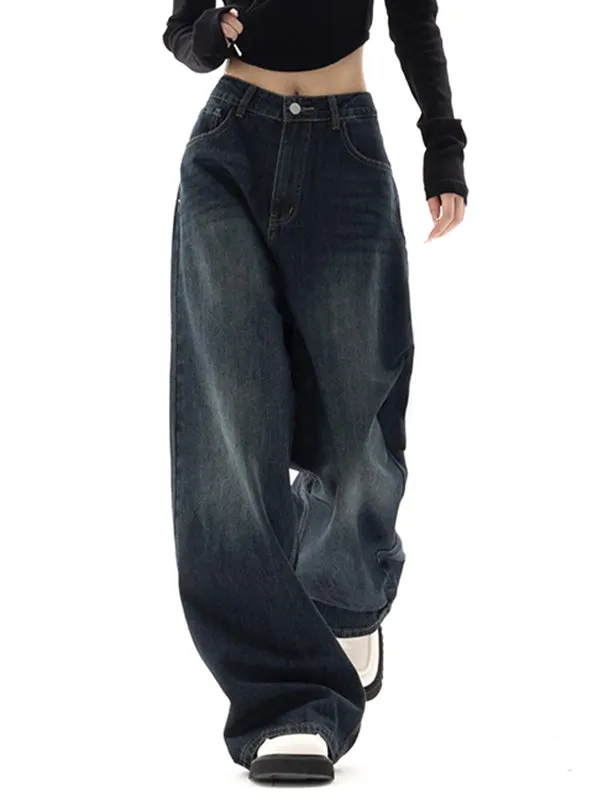 Vintage Blue 90s Boyfriend Jeans Maxct