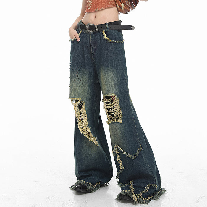 Star Girl Destroyed Jeans Maxct