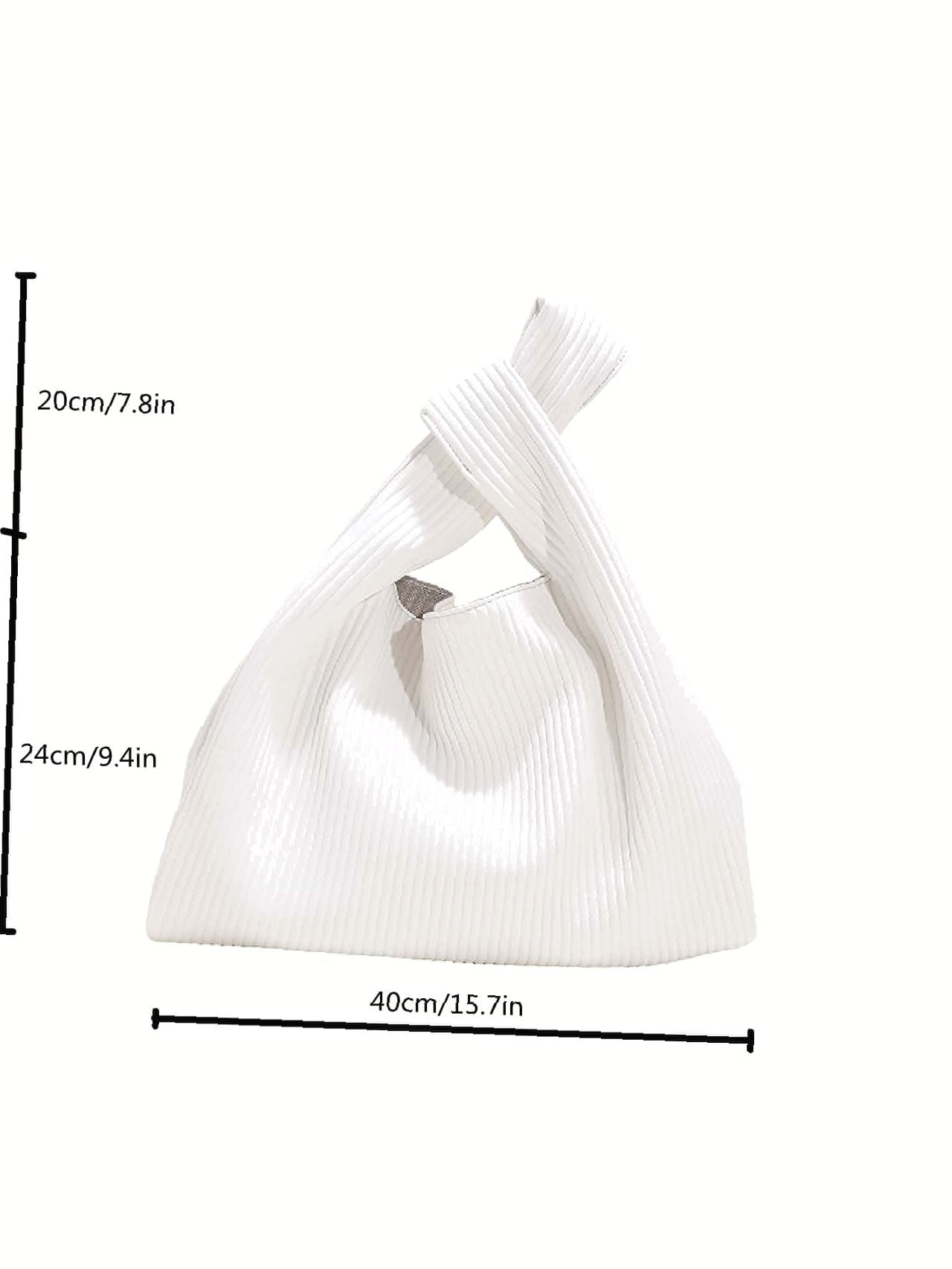 Maxct - Minimalist Embossed Top Handle Bag  - Women Tote Bags