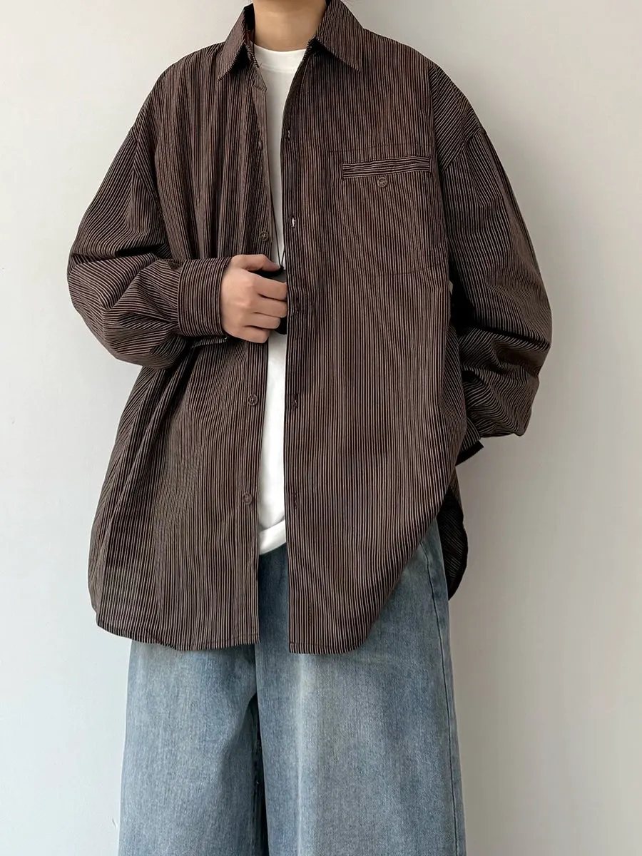 EVER Autumn Vintage Cotton Shirt Maxct