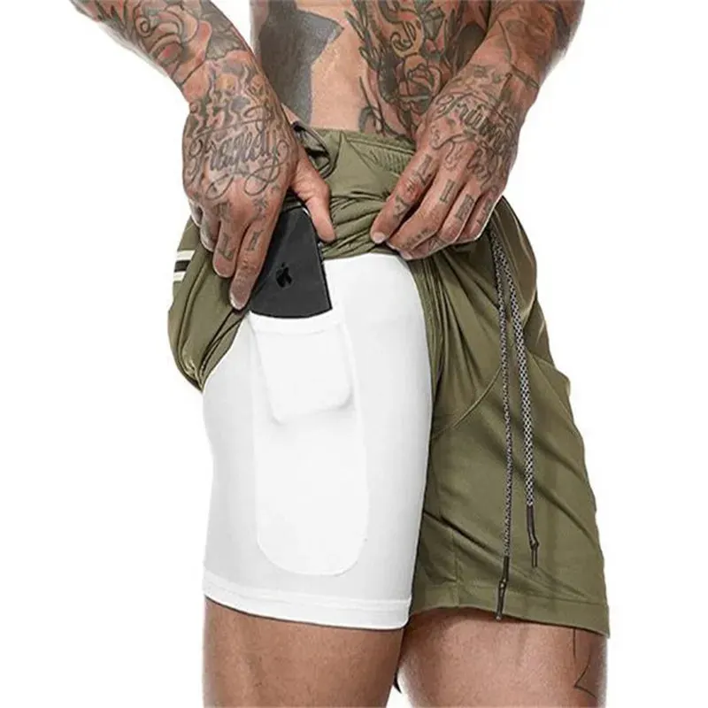 Men's 2-in-1 Double-Deck Sport Shorts Maxct - Image 17