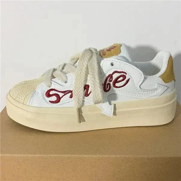 Shoes for Teen Girls Canvas Platform Sneakers Maxct